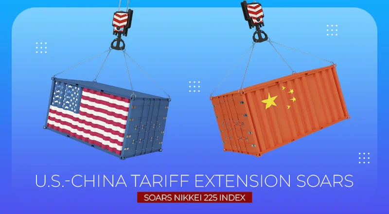 U.S.-China Tariff Extension Soars Nikkei 225 Index to New Record