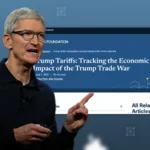 apples strong forecast overshadowed by 1 1 billion ariff warning