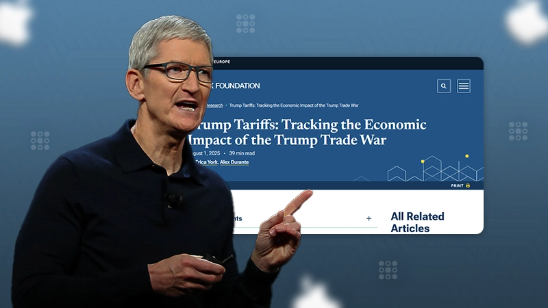 apples strong forecast overshadowed by 1 1 billion ariff warning