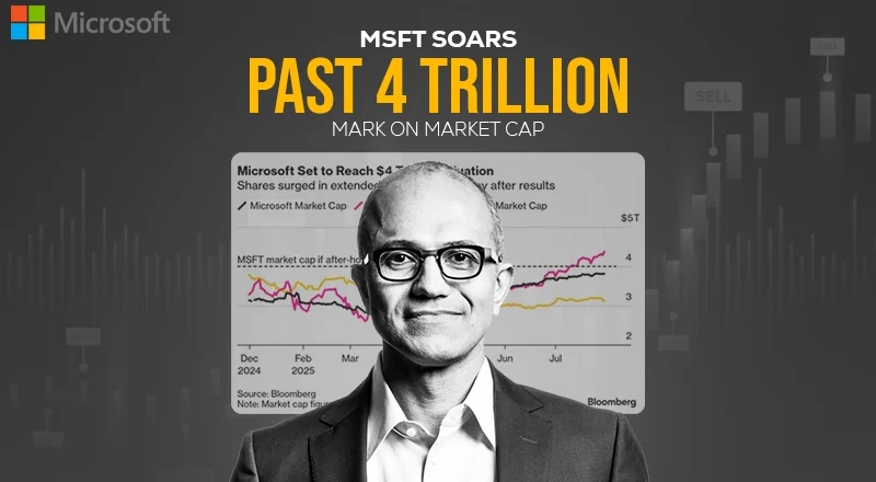 Microsoft (MSFT) Soars Past $4 Trillion Mark on Record-Breaking Market Cap
