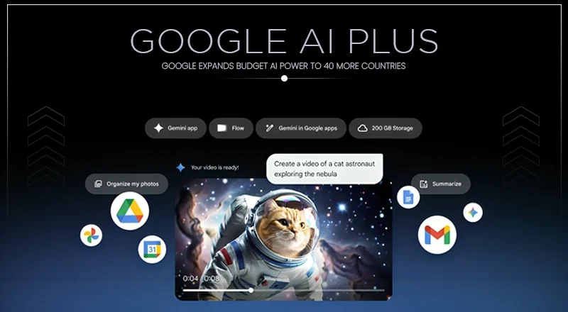 Google AI Plus: Google Expands Budget AI Power to 40 More Countries