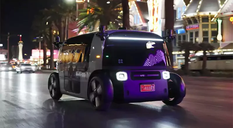 Zoox Launches First Public Robotaxi Service in Las Vegas